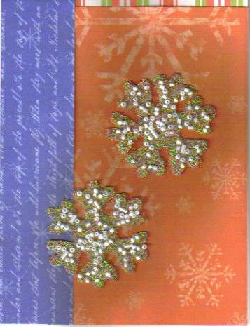 Beaded Snowflake Card
