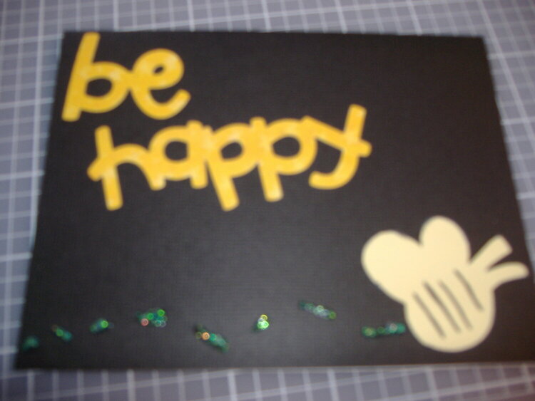 Be Happy card