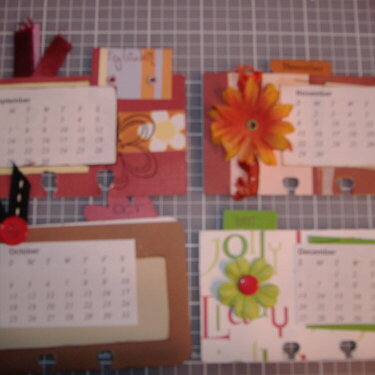 Calendar Cards