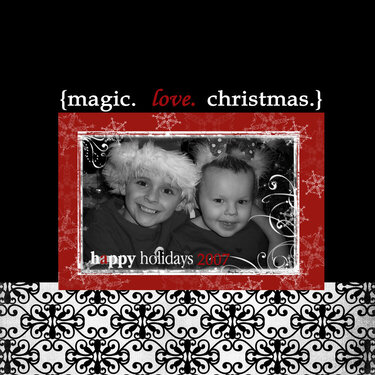 magic. love. christmas