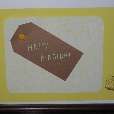 Birthday card to Dan from me