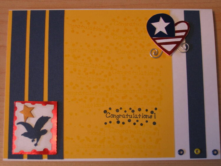 Card for my sister&#039;s friend&#039;s graduation/Navy commissioning