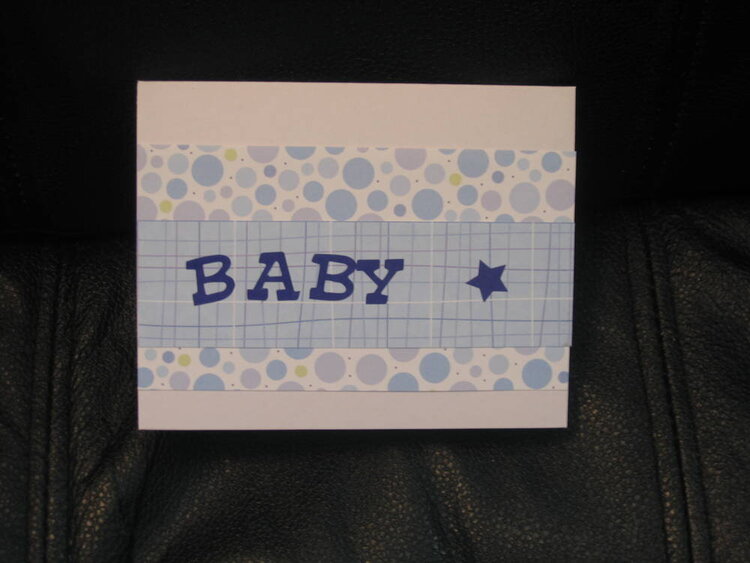 Baby card for Gwen