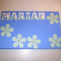 birthday card for Mariah