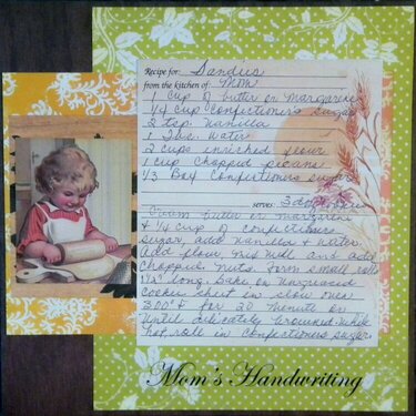 Mom&#039;s Handwriting *