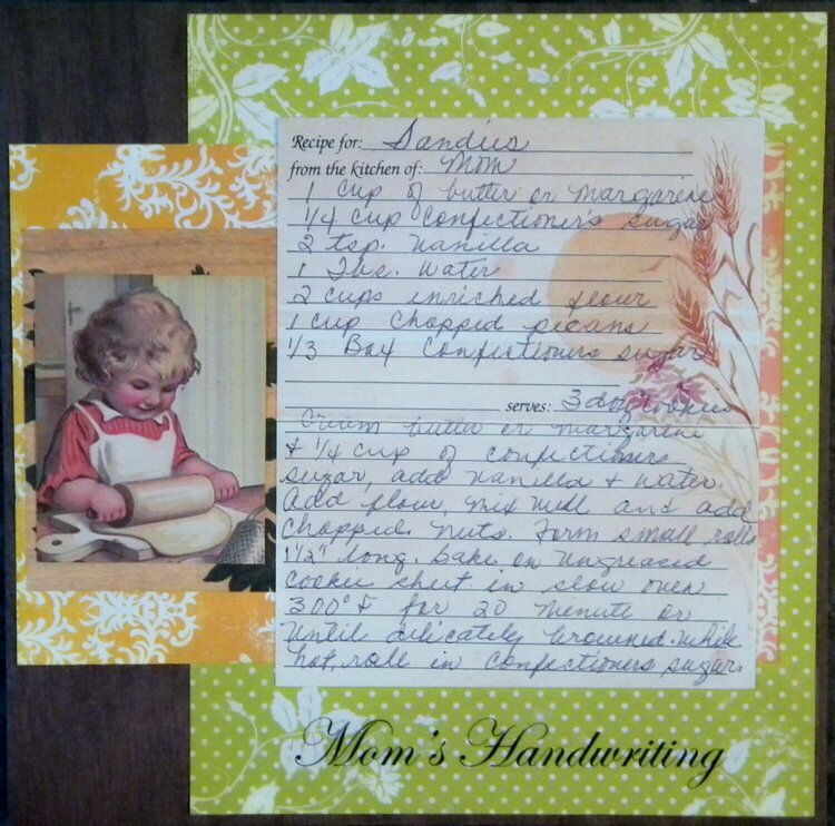 Mom&#039;s Handwriting *