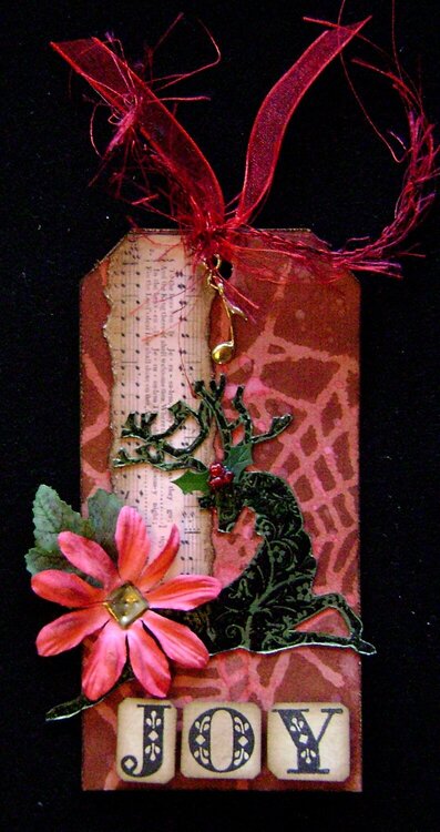 Tim Holtz Christmas Tag #10