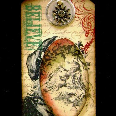 Tim Holtz Christmas Tag #3