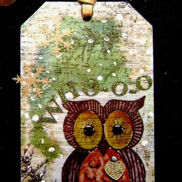 Tim Holtz Christmas Tag #6