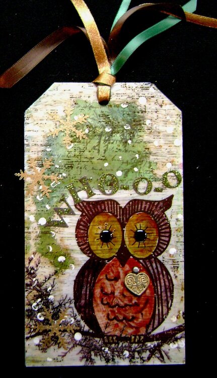 Tim Holtz Christmas Tag #6