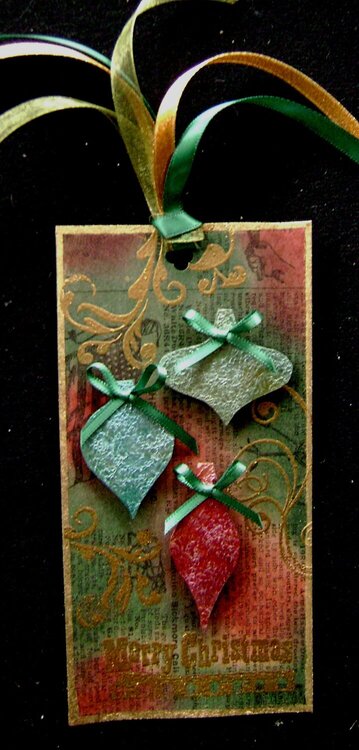 Tim Holtz Christmas Tag #8