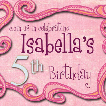 Bella&#039;s Birthday Card