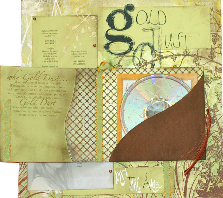Tori Amos Lyrics Challenge-Gold Dust w/CD flap open