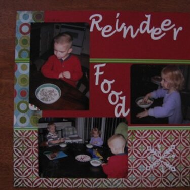 Reindeer Food - Kailey&#039;s page