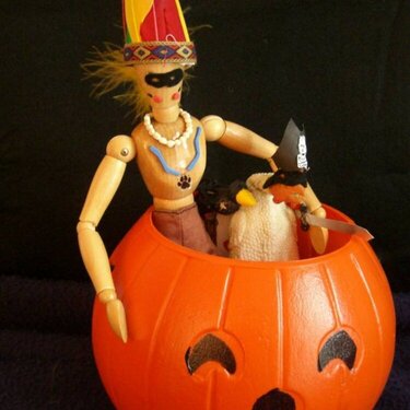 #11 Jack-o-lantern (and an Indian and a pirate)