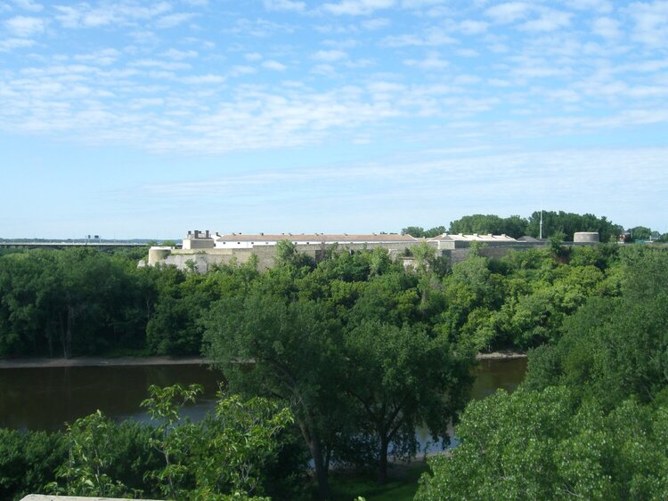June 7 Fort Snelling with Mississippi River