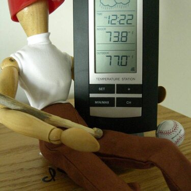 #10 thermometer, baseball weather