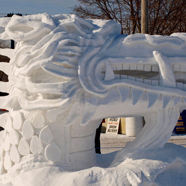 February 1   Snow Sculpture