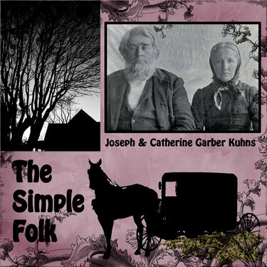 The Simple Folk - My great-great grandparents
