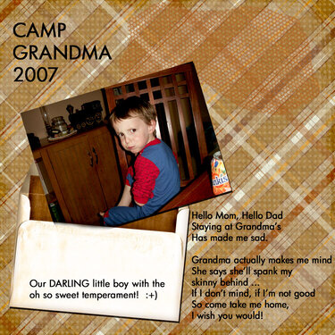 Camp Grandma