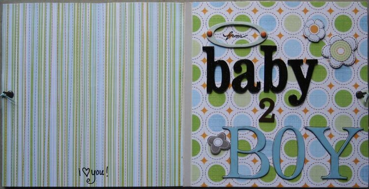 Covers - Altered Boardbook - From Baby to Boy