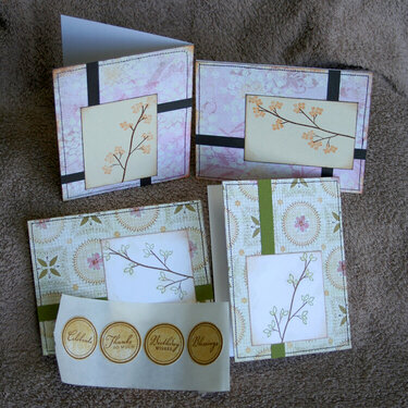 Card Set with Adhesive Sentiment Seals