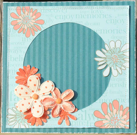 6x6 Card ~ Flowers