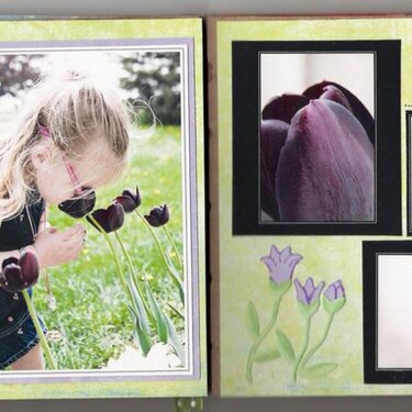 Spring PB Album (purple tulip)