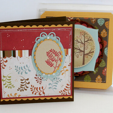 Fall Card Caddy &amp; Card