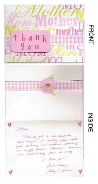 Thank You Card (4 Mom)