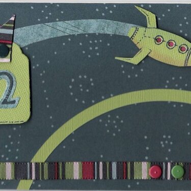 Masculine Card (rocket)