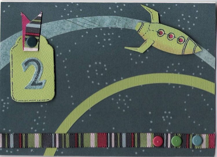 Masculine Card (rocket)