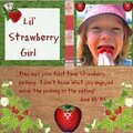 Lil' Strawberry Girl