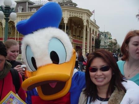 Donald in Disneyland Paris 2005
