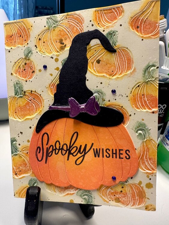 Halloween Card Spooky Wishes