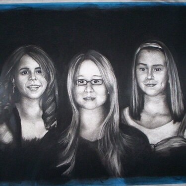 Completed Drawing of &#039;3 Daughters&#039;