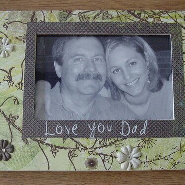 Father&#039;s Day altered frame