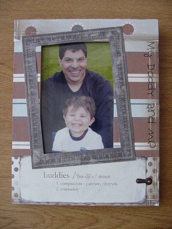 Father&#039;s Day altered frame 2