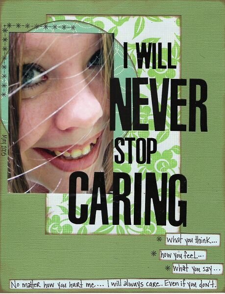 I&#039;ll Never Stop Caring