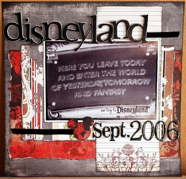 Disneyland Sept. 2006 Trip *Disney Challlenge #22*
