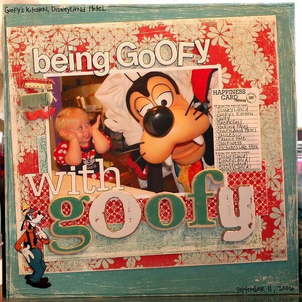Being goofy with Goofy