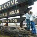 At the Cherokee Reservation
