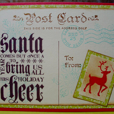 Winter Post Card