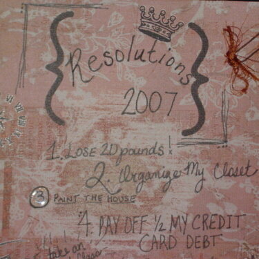 resolution page me 2007 paperbag book