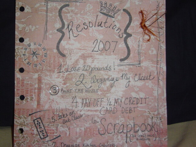 resolution page me 2007 paperbag book