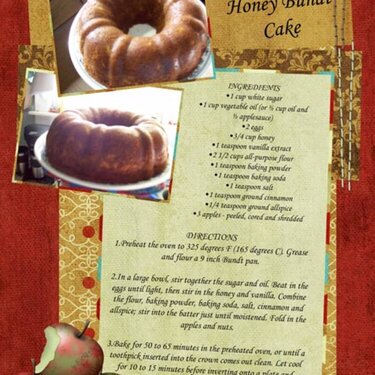 Apple Honey Bundt Cake