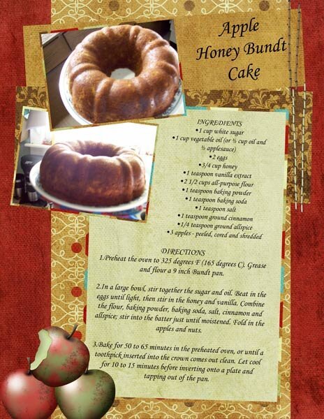 Apple Honey Bundt Cake