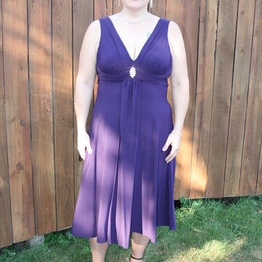 The purple dress