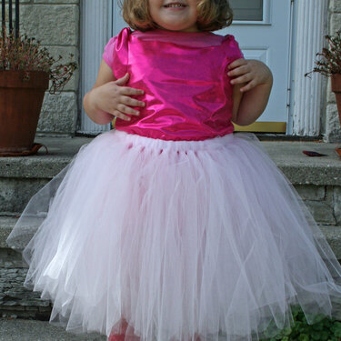 The very &quot;fluffy&quot; princess dress