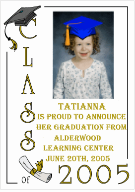 My Daughters Graduation Invitation